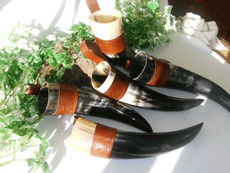 A Finlay drinking horn